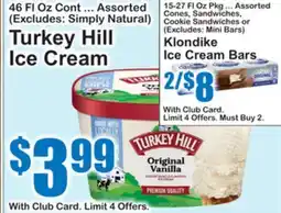 SuperFresh Turkey Hill Ice Cream offer