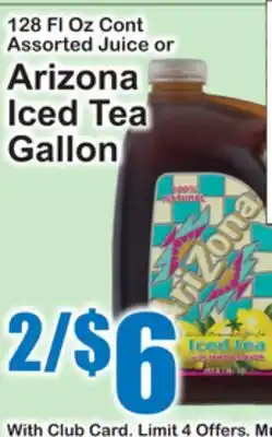 SuperFresh Arizona Iced Tea Gallon offer