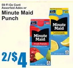 SuperFresh 59 Fl Oz Cont Assorted Ades or Minute Maid Punch offer