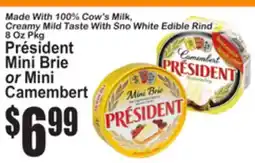 SuperFresh Président Mini Brie or Mini Camembert offer