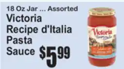 SuperFresh Victoria Recipe d'Italia Pasta Sauce offer