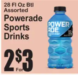 SuperFresh Assorted Powerade Sports Drinks offer