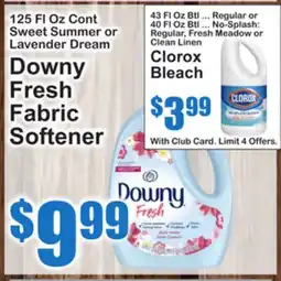 SuperFresh Downy Fresh Fabric Softener offer