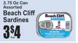 SuperFresh Beach Cliff Sardines offer