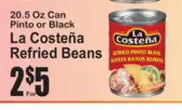 SuperFresh La Costeña Refried Beans offer