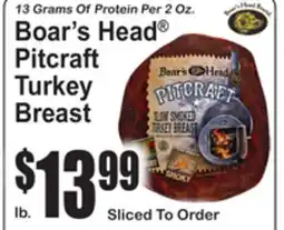 SuperFresh Boar's Head Pitcraft Turkey Breast offer