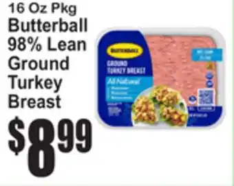 SuperFresh Butterball 98% Lean Ground Turkey Breast offer