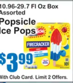 SuperFresh Assorted Popsicle Ice Pops offer