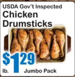 SuperFresh USDA Gov't Inspected Chicken Drumsticks offer