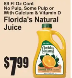 SuperFresh Florida's Natural Juice offer