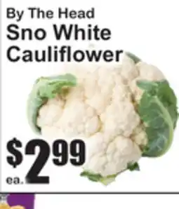 SuperFresh By The Head Sno White Cauliflower offer