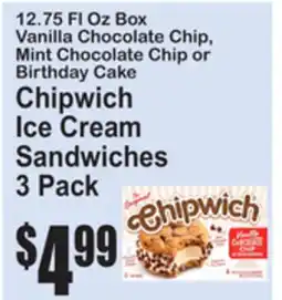 SuperFresh Chipwich Ice Cream Sandwiches offer