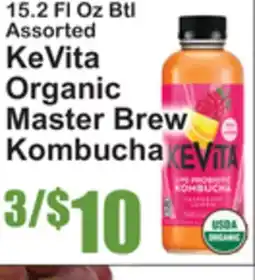 SuperFresh KeVita Organic Master Brew Kombucha offer