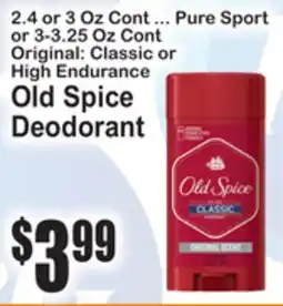 SuperFresh Old Spice Deodorant offer