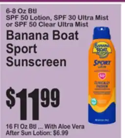 SuperFresh Banana Boat Sport Sunscreen offer
