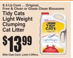 SuperFresh Tidy Cats Light Weight Clumping Cat Litter offer