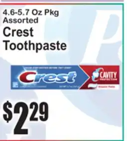 SuperFresh Crest Toothpaste offer