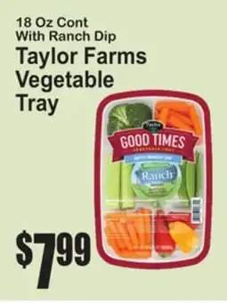 SuperFresh Taylor Farms Vegetable Tray offer