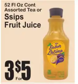 SuperFresh 52 Fl Oz Cont Assorted Tea or Ssips Fruit Juice offer