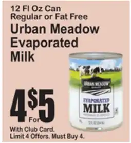 SuperFresh Urban Meadow Evaporated Milk offer