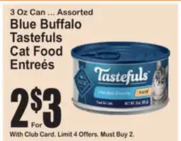 SuperFresh Blue Buffalo Tasteful Cat Food Entrees offer