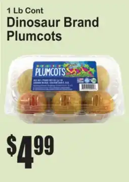 SuperFresh Dinosaur Brand Plumcots offer