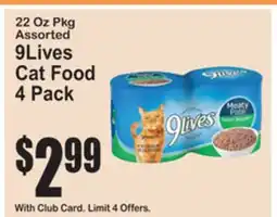 SuperFresh 9Lives Cat Food offer