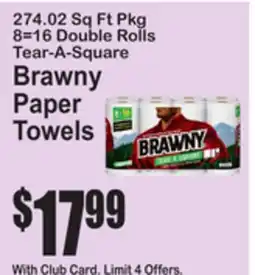 SuperFresh Brawny Paper Towels offer