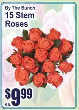 SuperFresh By The Bunch 15 Stem Roses offer