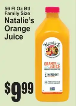 SuperFresh Natalie's Orange Juice offer