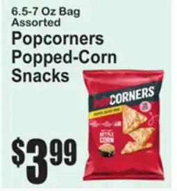 SuperFresh Popcorners Popped-Corn Snacks offer