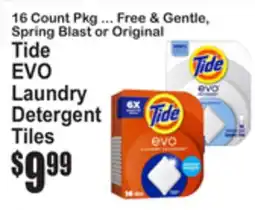 SuperFresh Tide EVO Laundry Detergent Tiles offer