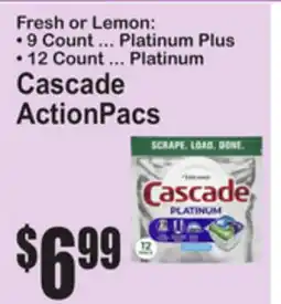 SuperFresh Cascade ActionPacs offer