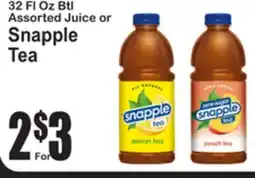 SuperFresh Snapple Tea offer