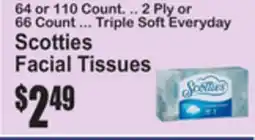 SuperFresh Scotties Facial Tissues offer