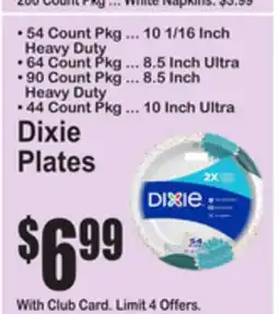 SuperFresh Dixie Plates offer