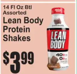 SuperFresh 14 Fl Oz Btl Assorted Lean Body Protein Shakes offer