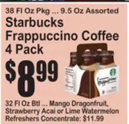 SuperFresh Starbucks Frappuccino Coffee offer