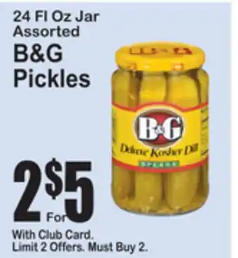 SuperFresh 24 Fl Oz Jar Assorted B&G Pickles offer