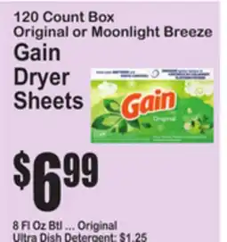 SuperFresh Original or Moonlight Breeze Gain Dryer Sheets offer
