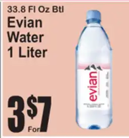 SuperFresh Evian Water offer