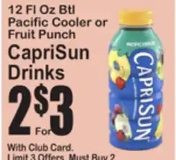 SuperFresh CapriSun Drinks offer