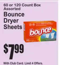 SuperFresh Bounce Dryer Sheets offer