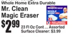 SuperFresh Mr. Clean Magic Eraser offer