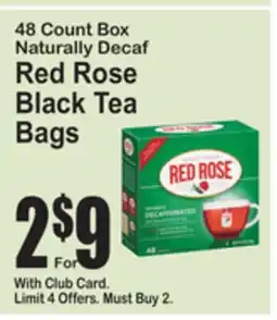 SuperFresh Red Rose Black Tea Bags offer