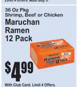 SuperFresh Maruchan Ramen offer