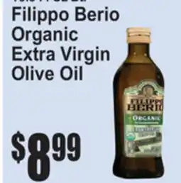 SuperFresh Filippo Berio Organic Extra Virgin Olive Oil offer
