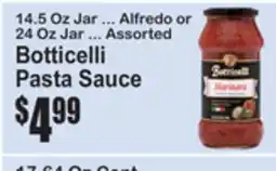 SuperFresh Botticelli Pasta Sauce offer