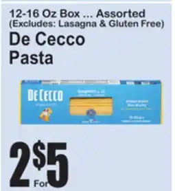 SuperFresh De Cecco Pasta offer