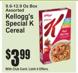 SuperFresh Kellogg's Special K Cereal offer